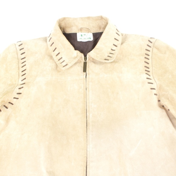 The Quacker Factory Tan Leather African Jacket - Picture 2 of 8